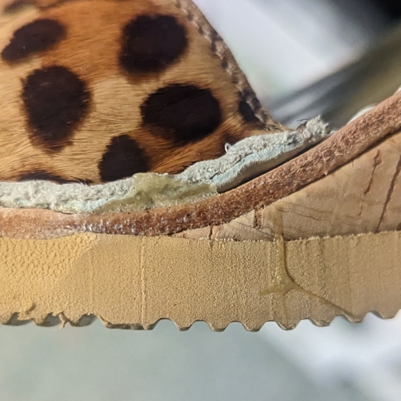 CALAXINI Bliss Boutique Cheetah Print Platform Sandal Size 7 - Picture 8 of 11